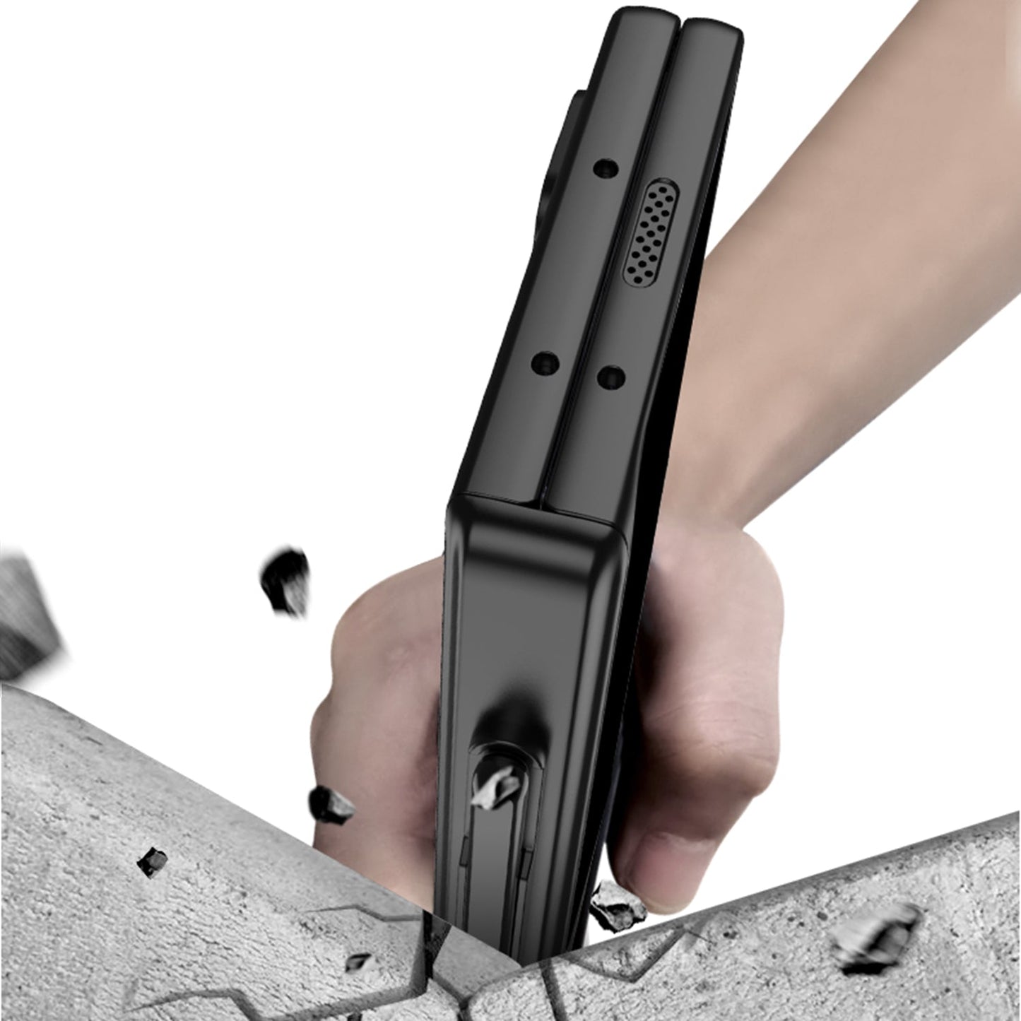 FoldShield™ 360° Privacy Armor Case with Magnetic S-Pen Hinge Guard and Discreet Kickstand