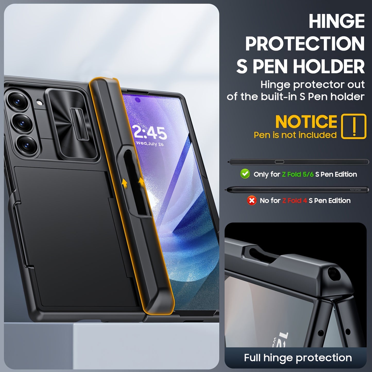 FortiWallet Z6 – Rugged Wallet Case with 360° Protection