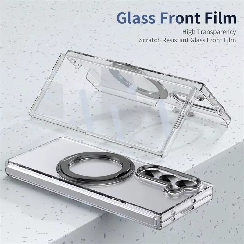 SpinGrip Fold – 360° Magnetic Stand Clear Case