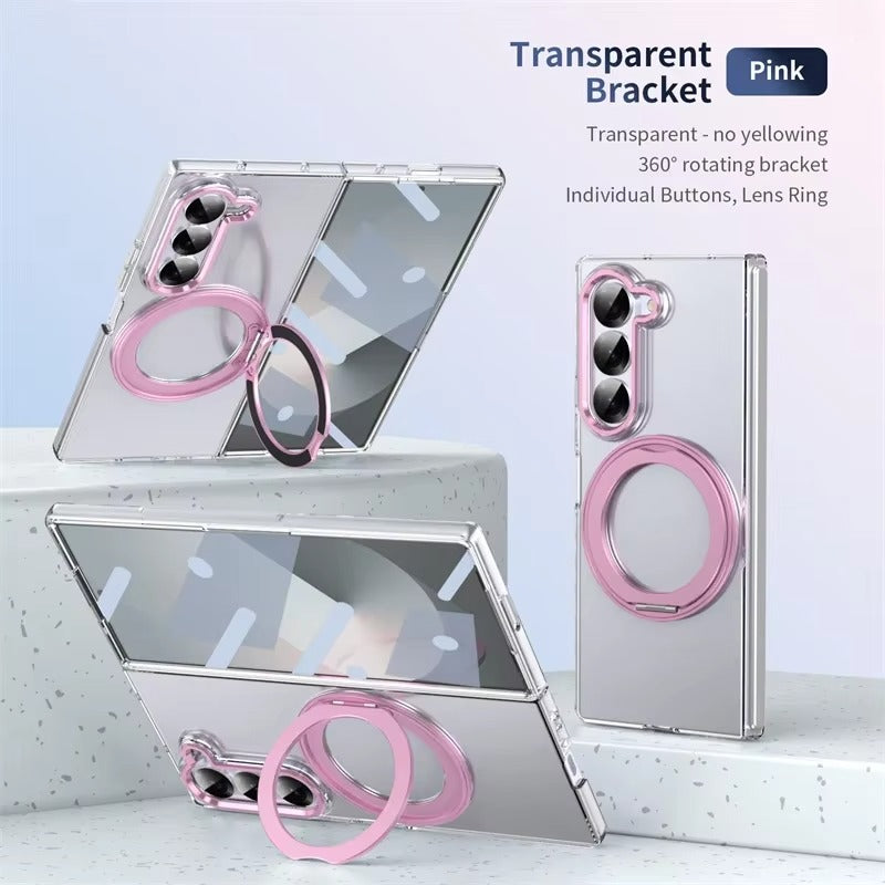 SpinGrip Fold – 360° Magnetic Stand Clear Case