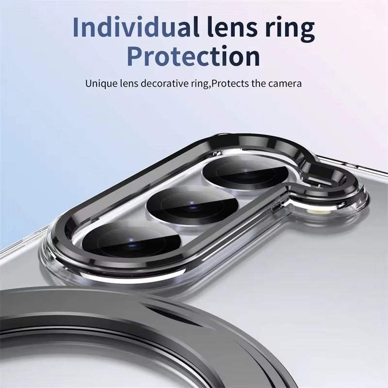 SpinGrip Fold – 360° Magnetic Stand Clear Case