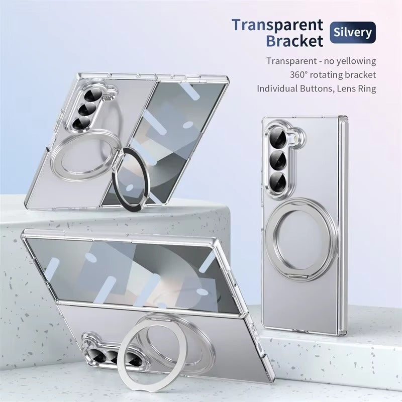 SpinGrip Fold – 360° Magnetic Stand Clear Case