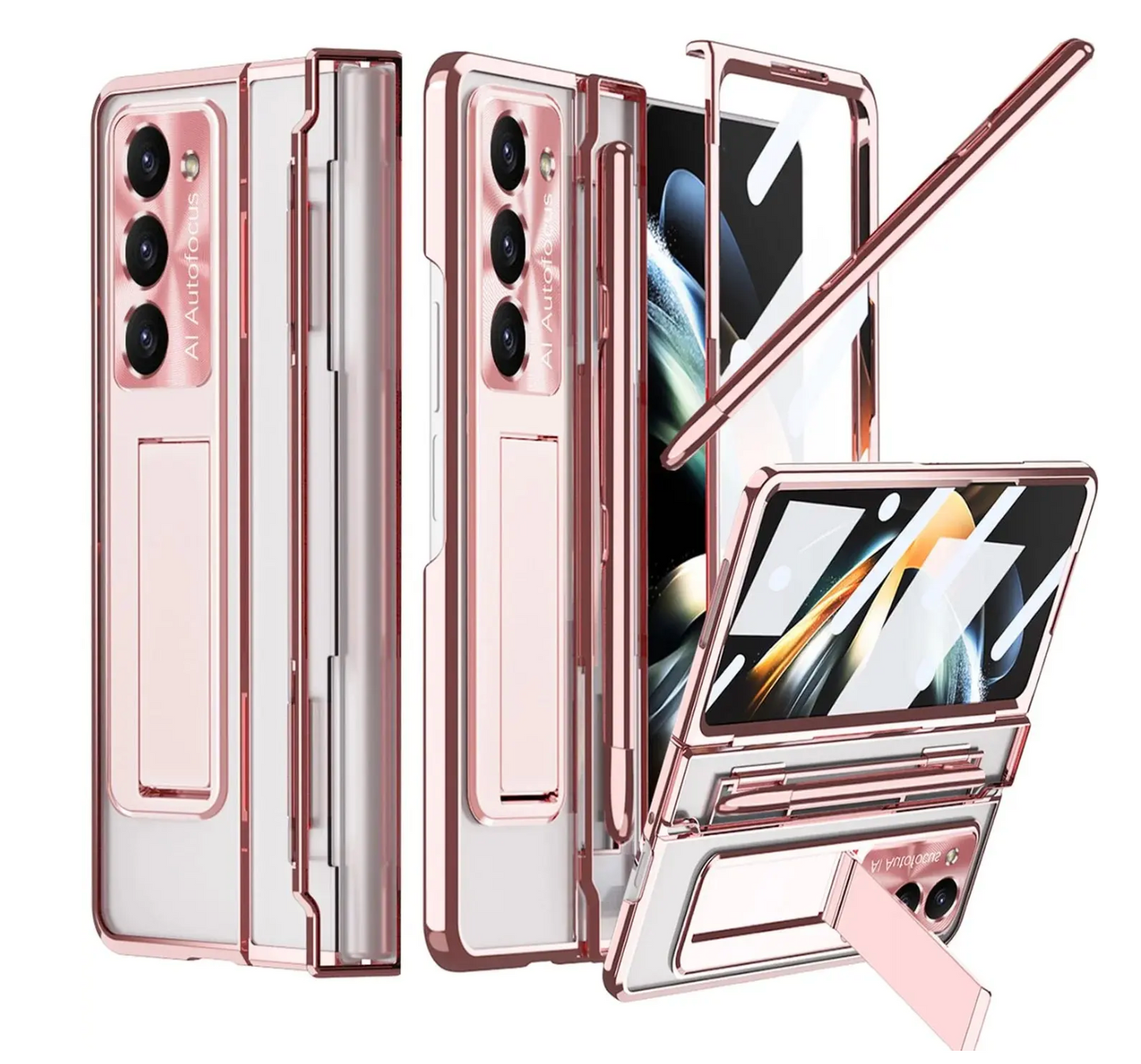 360° Armor Hinge Folding Transparent Case 2.0 - Z Fold 6