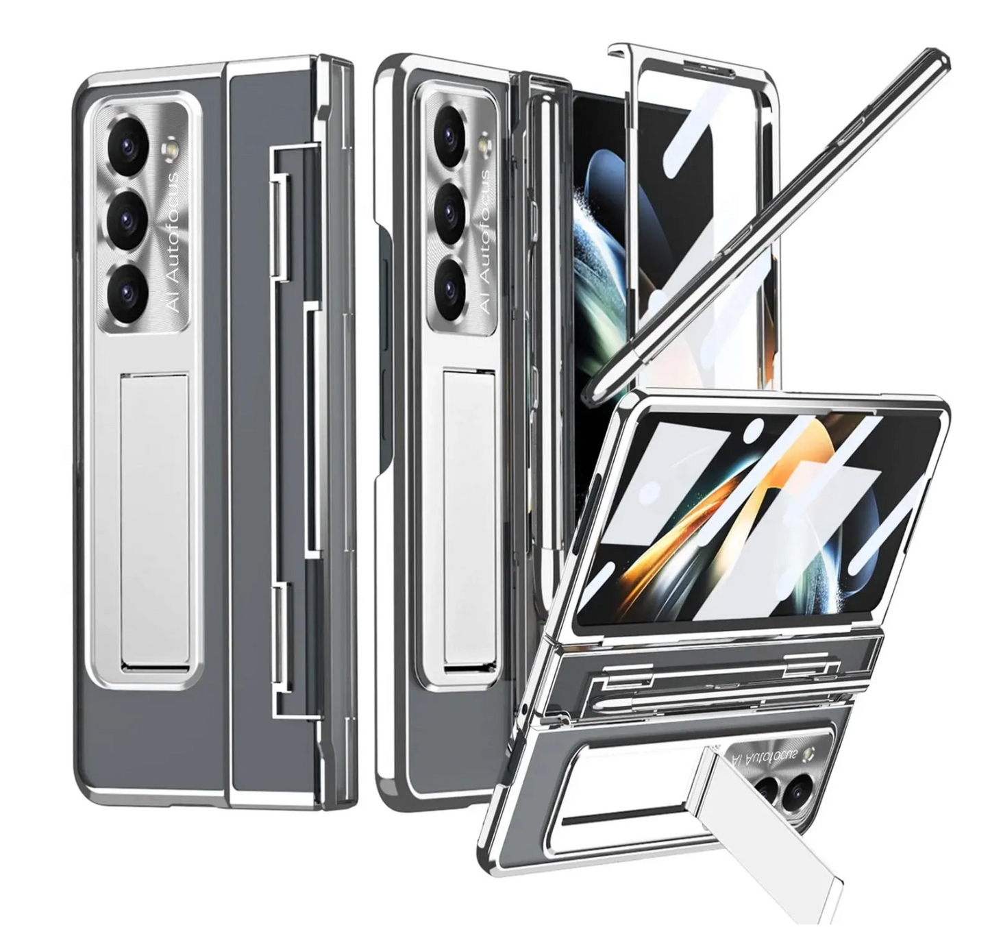 360° Armor Hinge Folding Transparent Case 2.0 - Z Fold 6