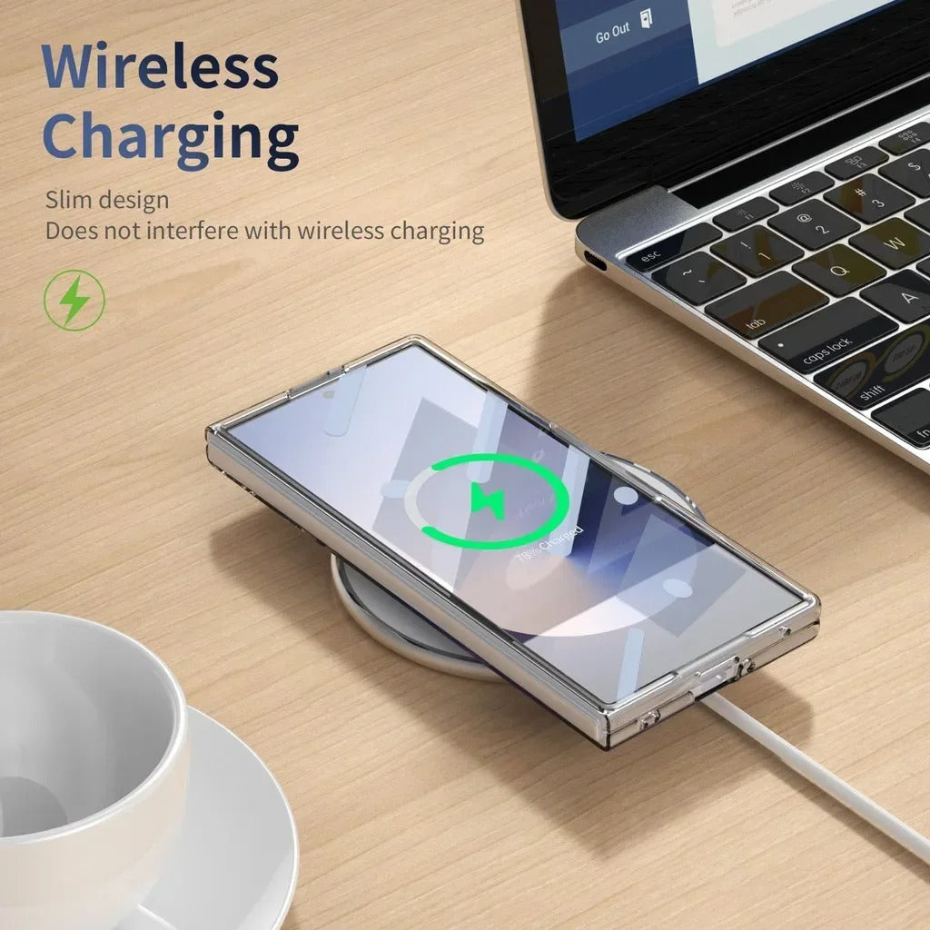 CrystalMag Fold – Ultra-Clear MagSafe Case with Full Protection