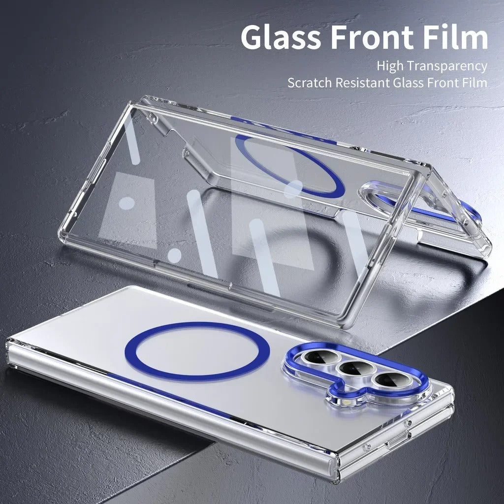 CrystalMag Fold – Ultra-Clear MagSafe Case with Full Protection