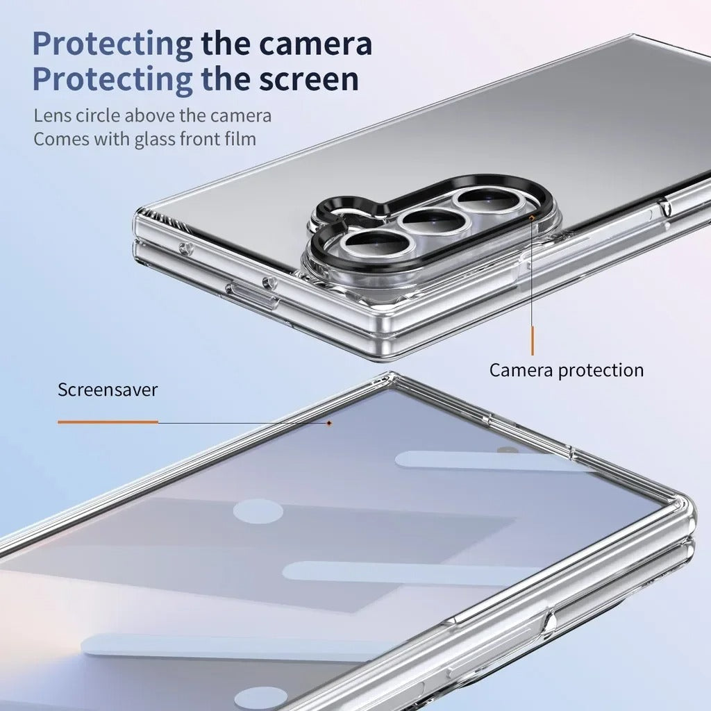 CrystalMag Fold – Ultra-Clear MagSafe Case with Full Protection