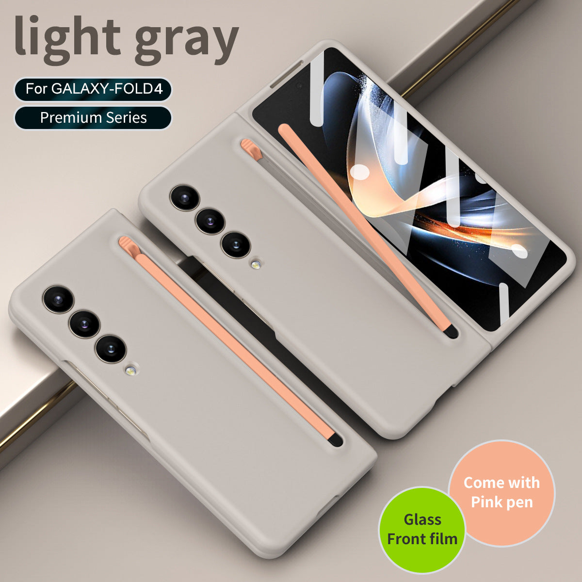 Sleek Scribe Guardian Protection with Pen Tray and Film for Z Fold Series
