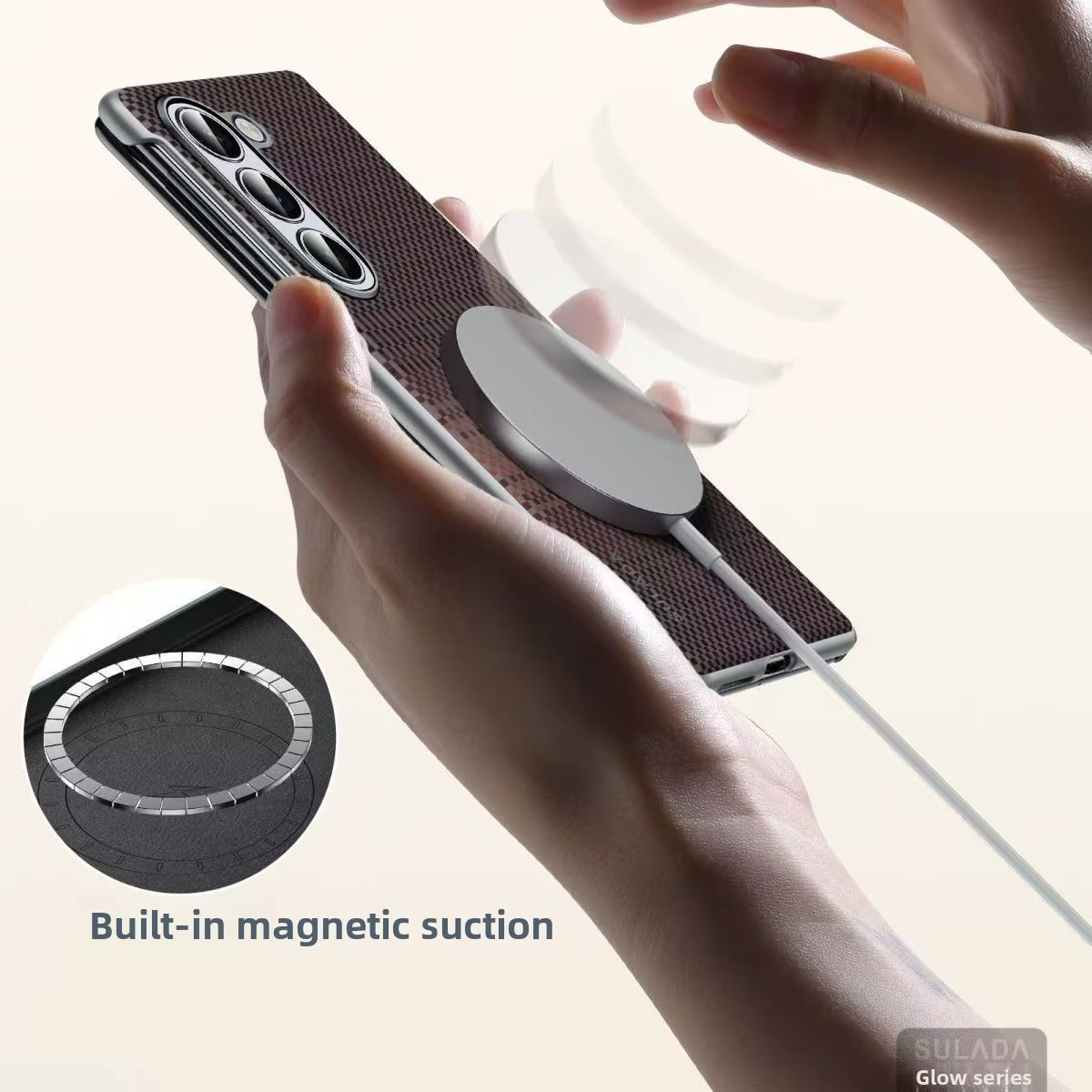 KevlarEdge Fold – Slim MagSafe Armor for Z Fold 7