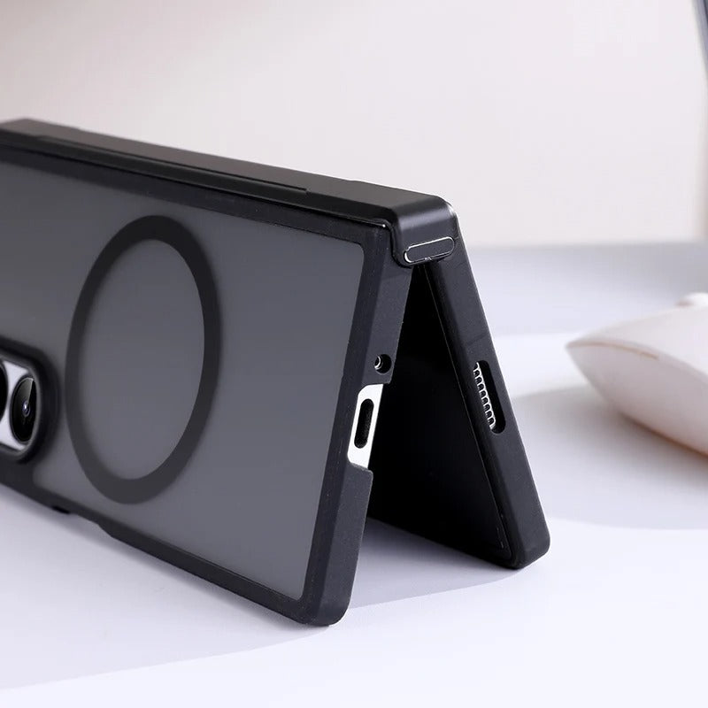 MagnoClear Fold – Transparent MagSafe Armor for Z Fold