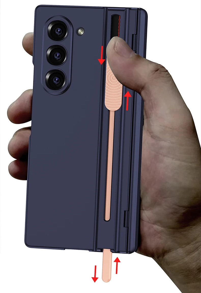 MagCore Ultra-Slim Shield for Z Fold 7, 6, 5 - Magnetic Hinge & Stylus Holder