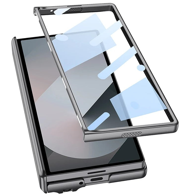 MagCore Ultra-Slim Shield for Z Fold 7, 6, 5 - Magnetic Hinge & Stylus Holder