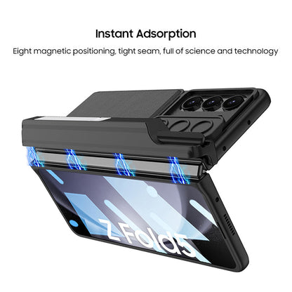EclipseGuard™ 360° Slide Lens Protection: Card Holder Case for Z Fold 5