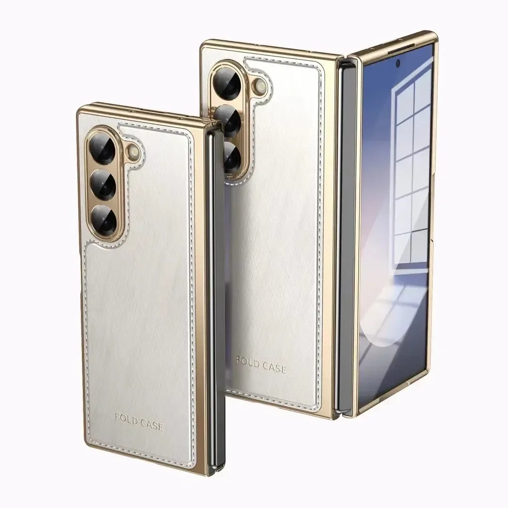 ExecuFold – Luxury Matte Leather Armor for Z Fold Series