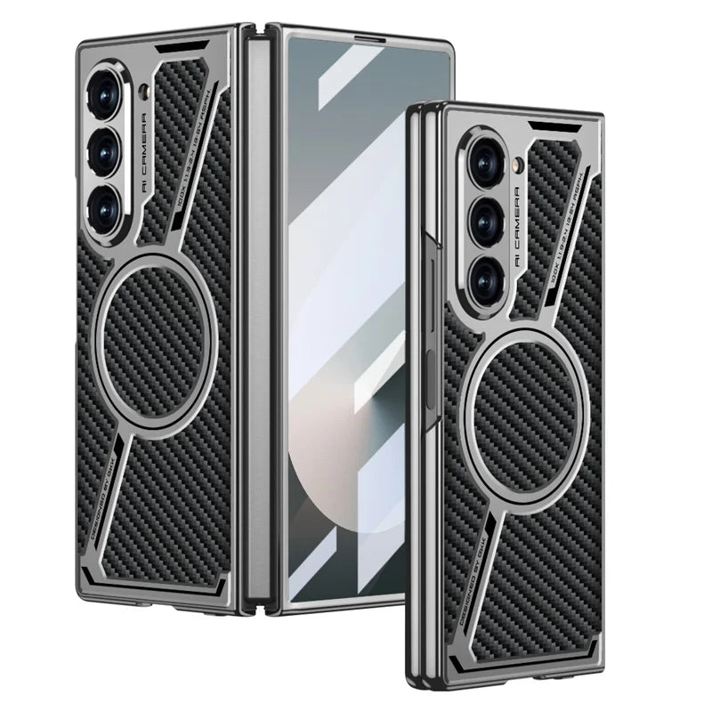 Slim Z-Style Magnetic Leather Case with Screen protector - Shockproof