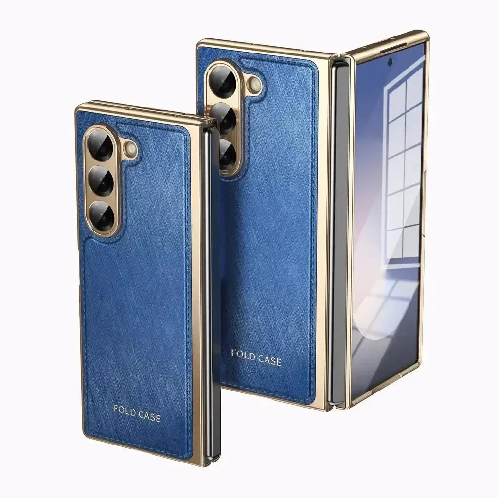 ExecuFold – Luxury Matte Leather Armor for Z Fold Series