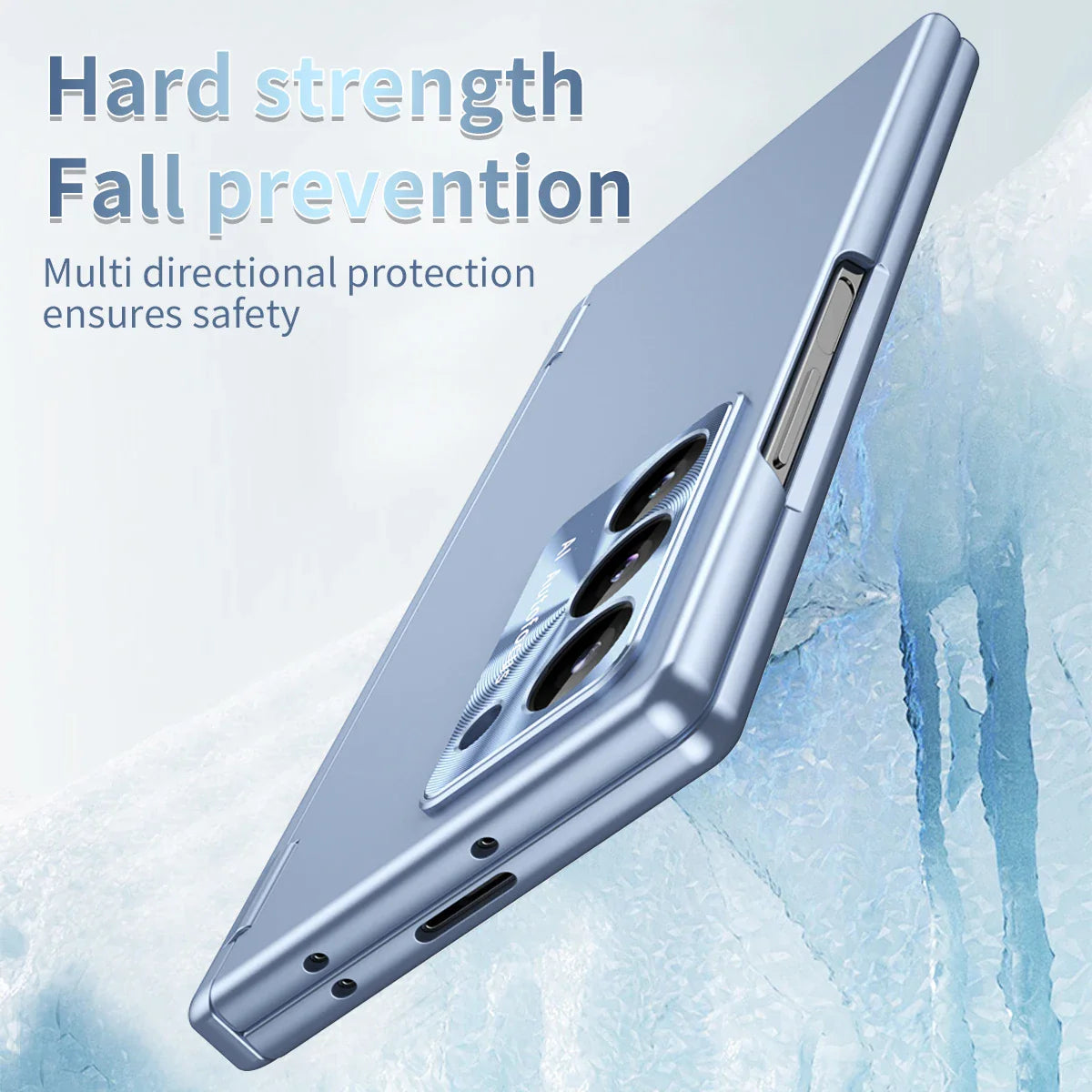 Z Fold 6 Hinge Metal Camera Protection Case with Touch Pen