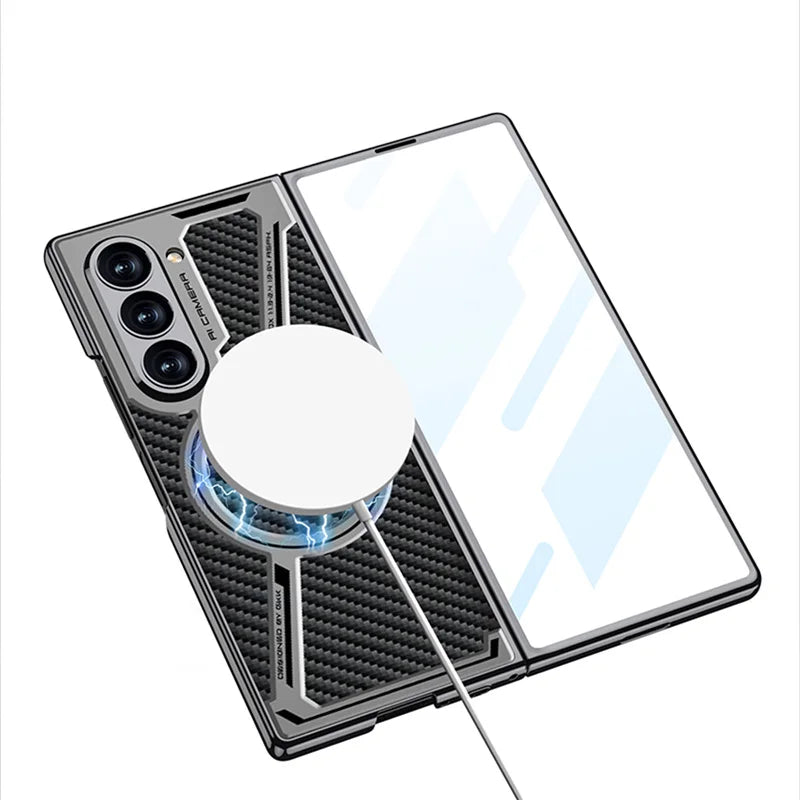 Slim Z-Style Magnetic Leather Case with Screen protector - Shockproof