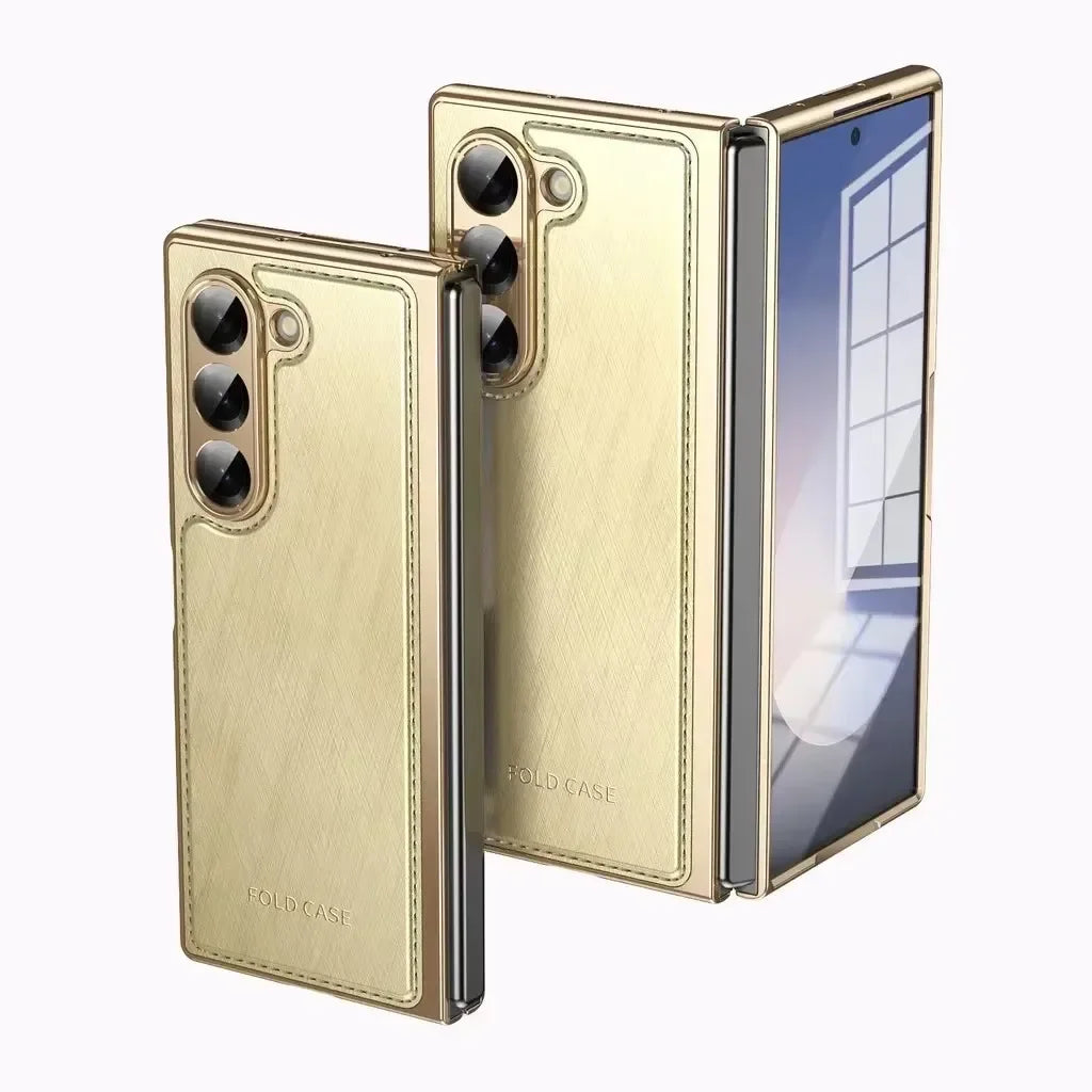 ExecuFold – Luxury Matte Leather Armor for Z Fold Series