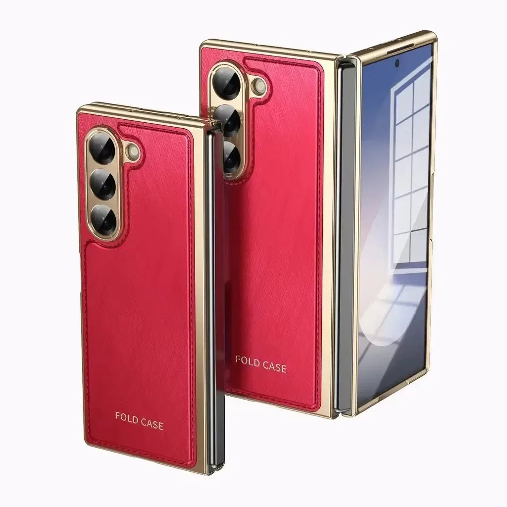 ExecuFold – Luxury Matte Leather Armor for Z Fold Series