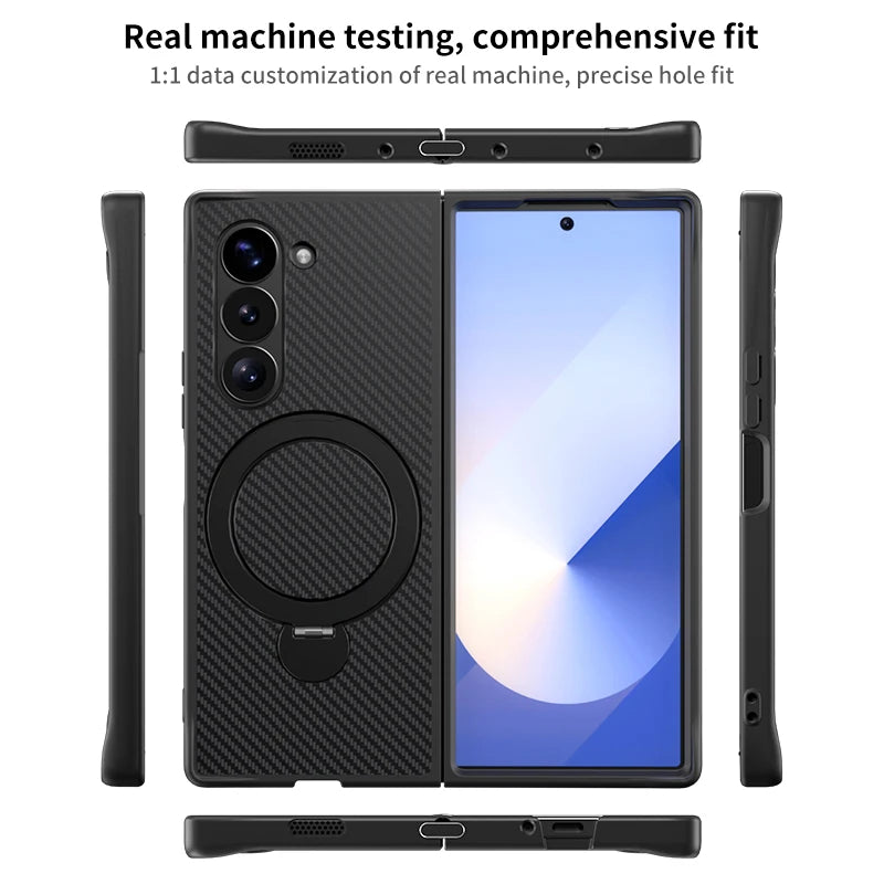 CarbonSpin Fold – 360° Magnetic Stand Armor