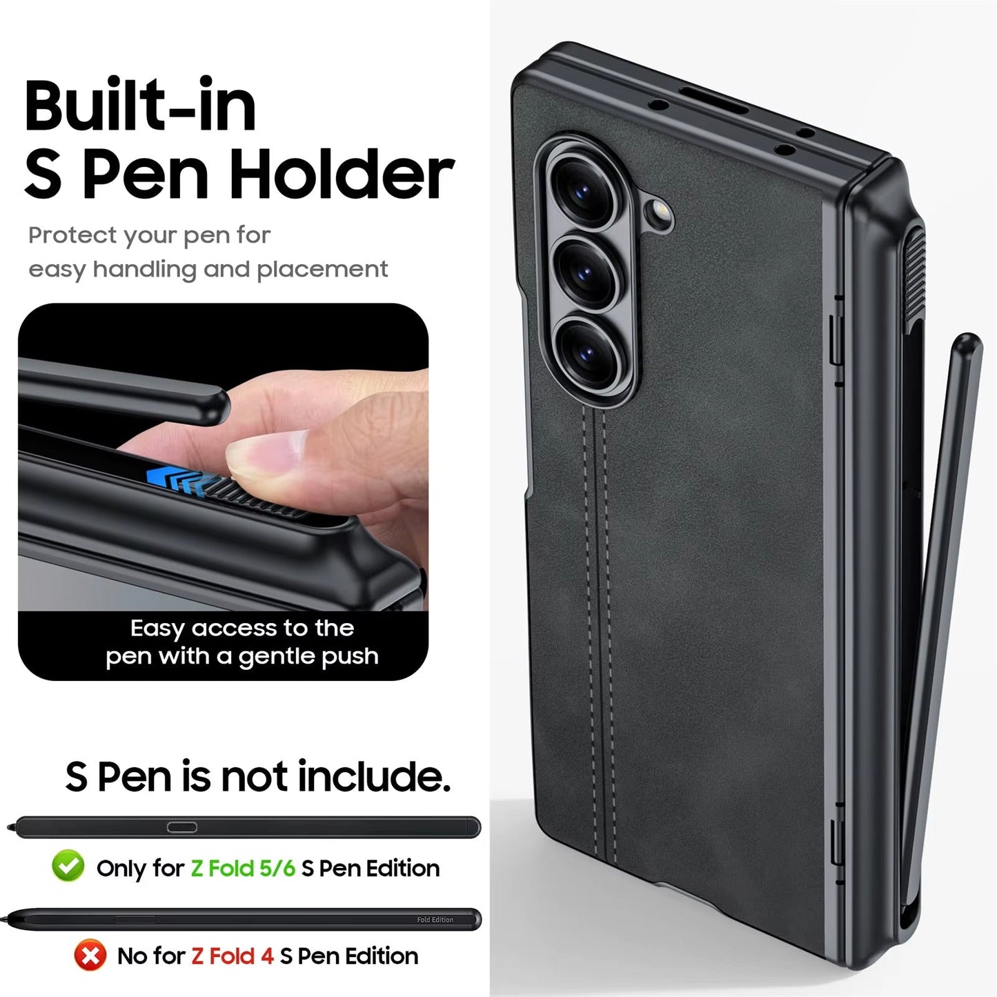 StealthPen Fold – Invisible S Pen Case with Full Protection