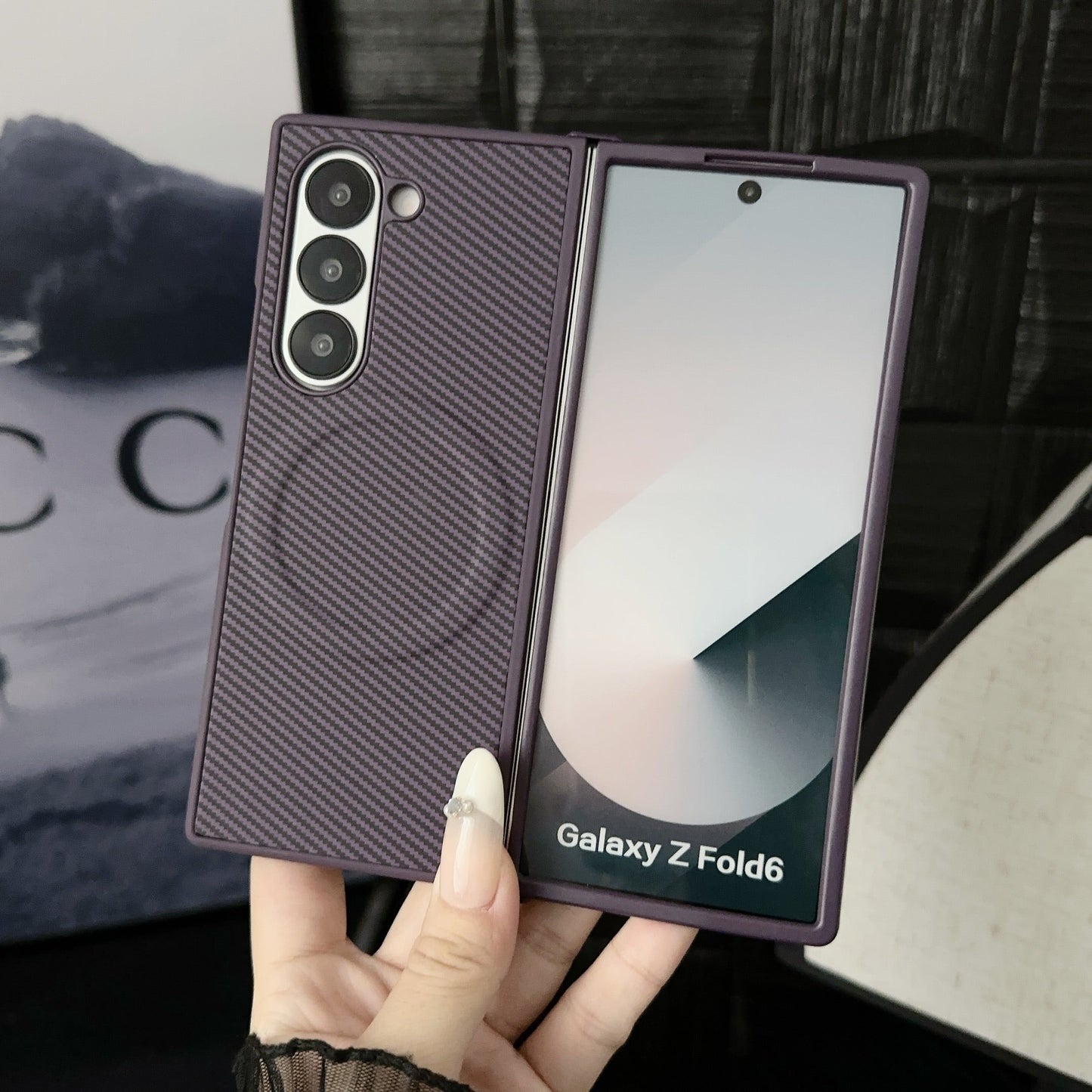 CarbonLook MagSafe Ultra-Thin Matte Case for Z Fold 7 / 6 / 5 / 4