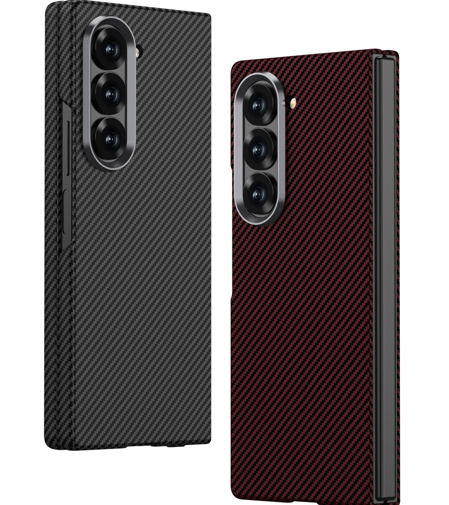 Ultra-Slim Kevlar® Carbon Case - Screen & Camera Shields