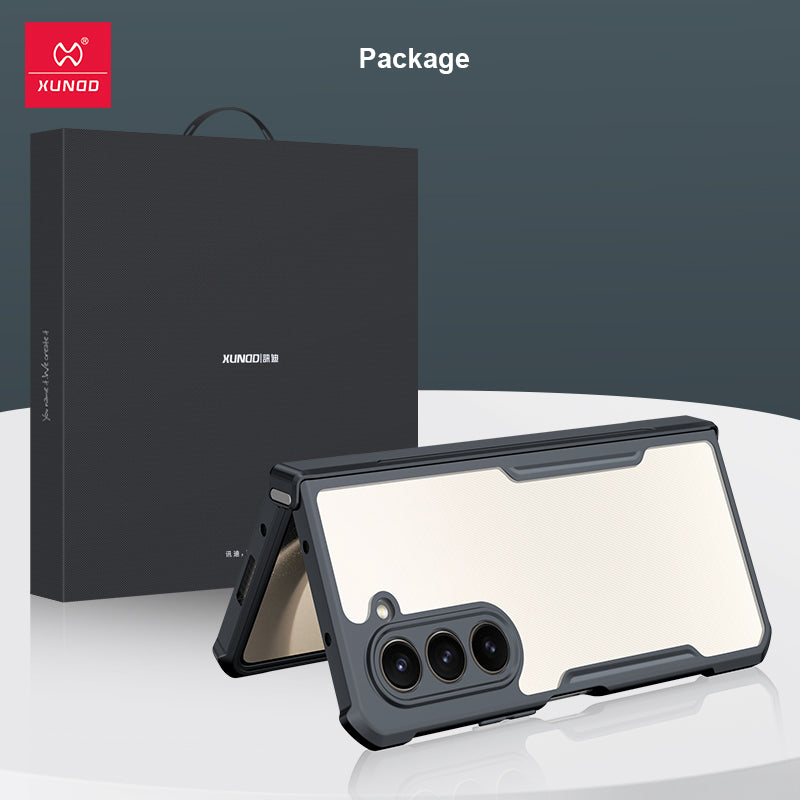 CrystalGuard Fold – Airbag Shockproof Clear Case