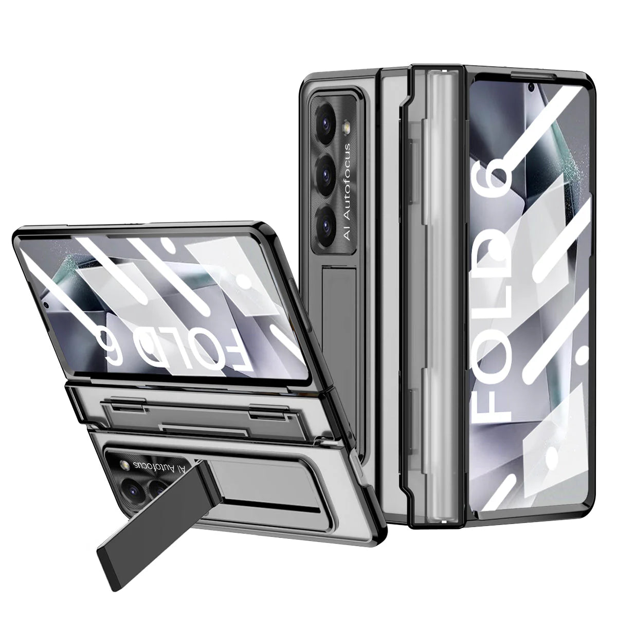 360° Armor Hinge Folding Transparent Case 2.0 - Z Fold 6