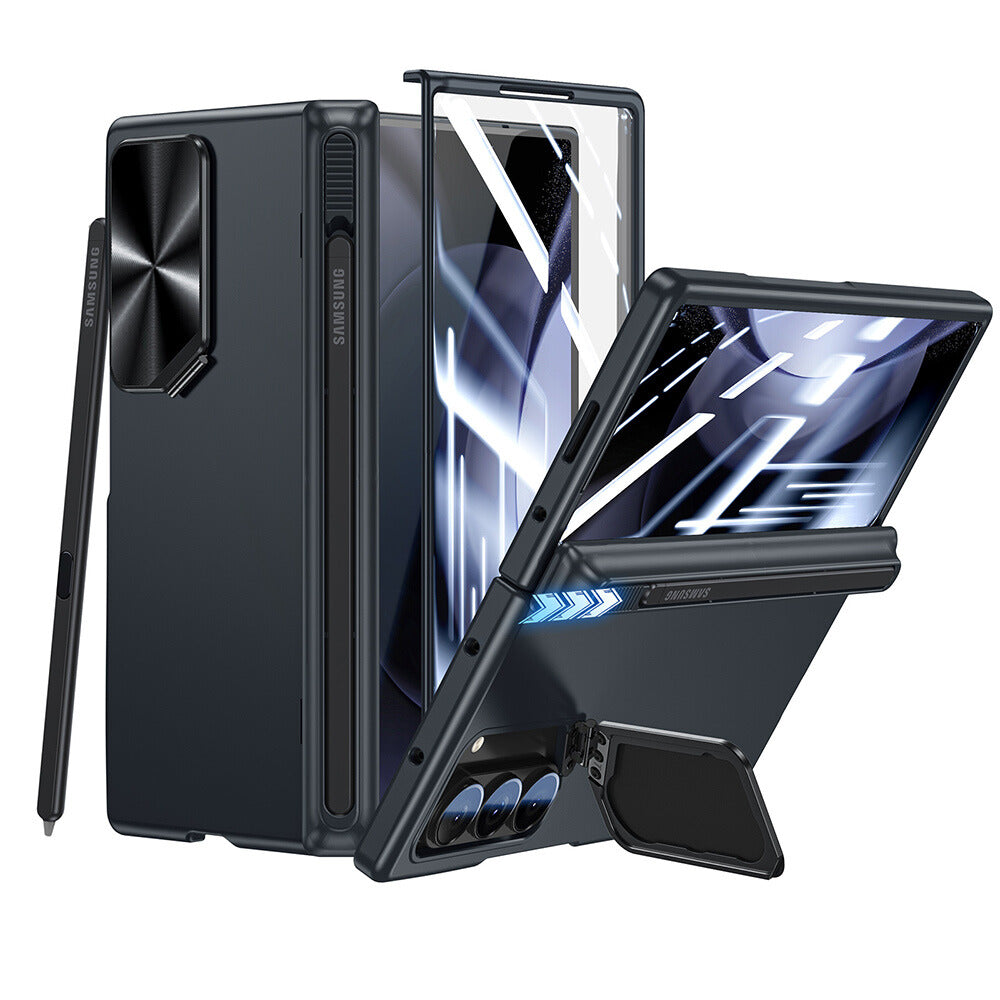 Hinge Slim Pen Slot Case, Screen Film, Kickstand, Camera Cover for Z Fold 6