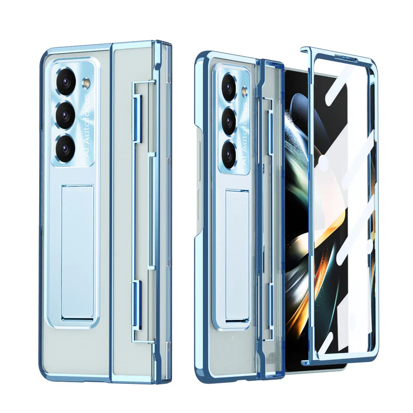 Z Fold 6 360° Armor Hinge Folding Transparent Case 2.0