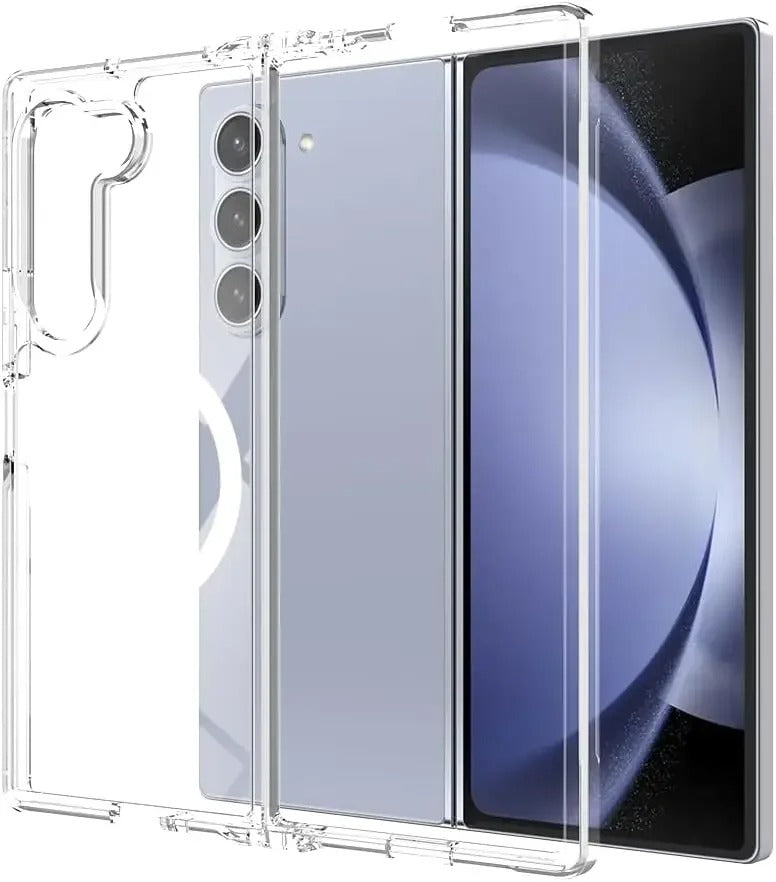 MagnoClear Fold – Transparent MagSafe Armor for Z Fold 7 & 6