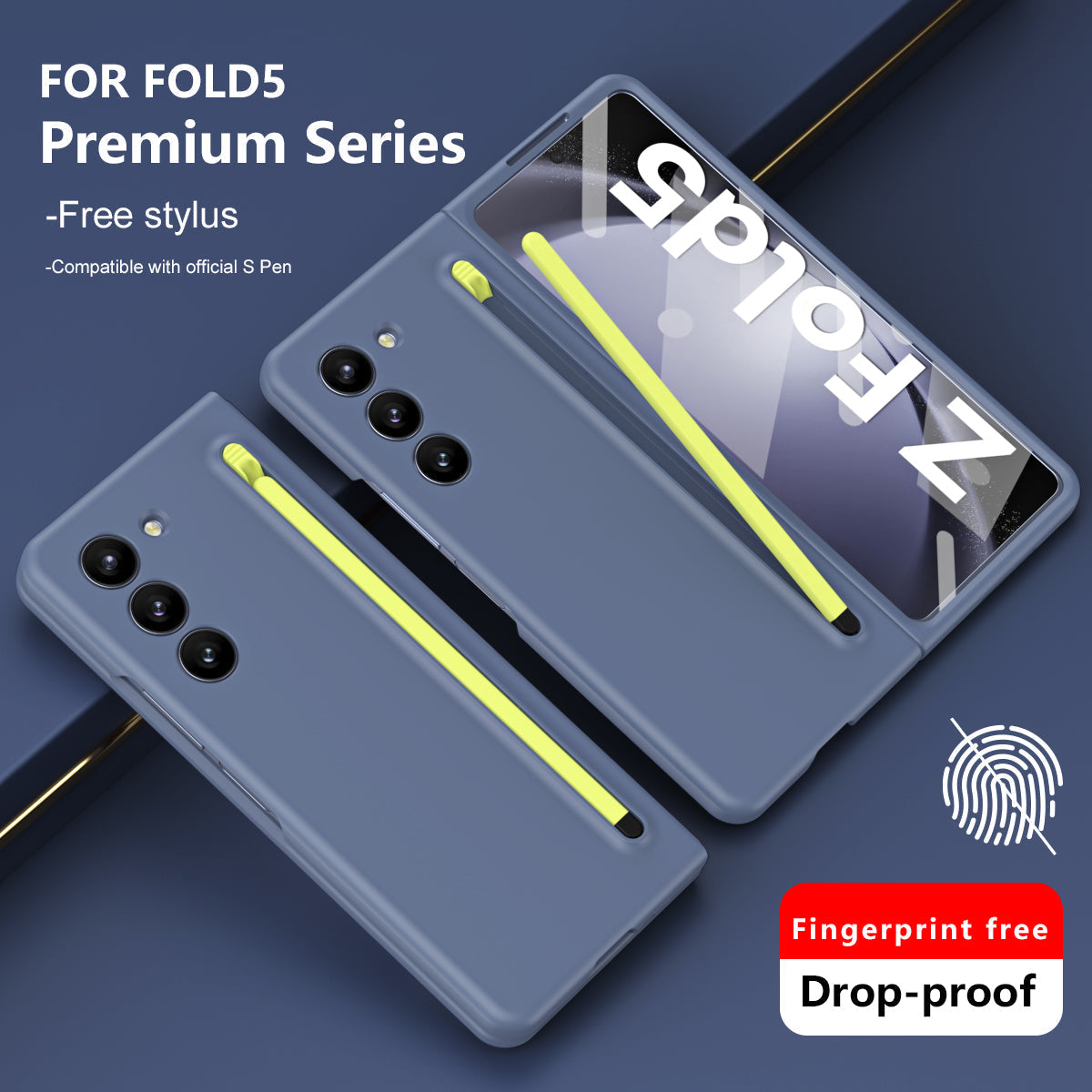 Sleek Scribe Guardian Protection with Pen Tray and Film for Z Fold Series
