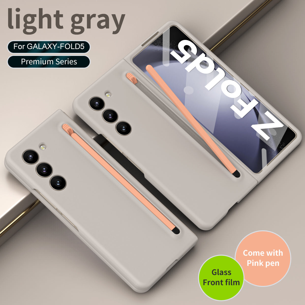 Sleek Scribe Guardian Protection with Pen Tray and Film for Z Fold Series