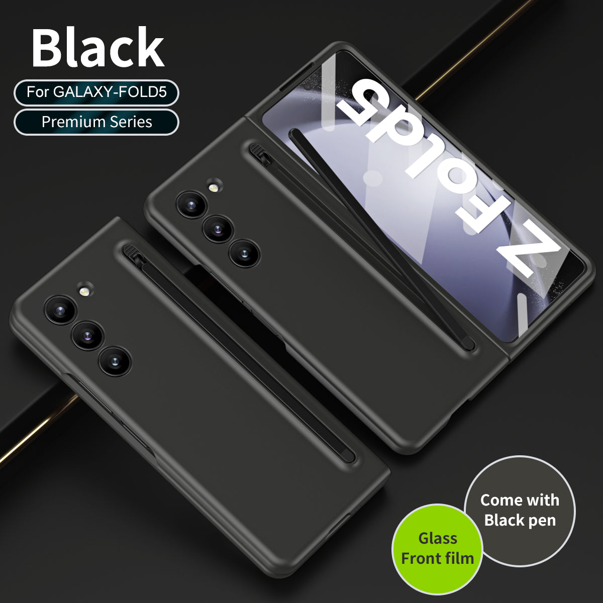 Sleek Scribe Guardian Protection with Pen Tray and Film for Z Fold Series
