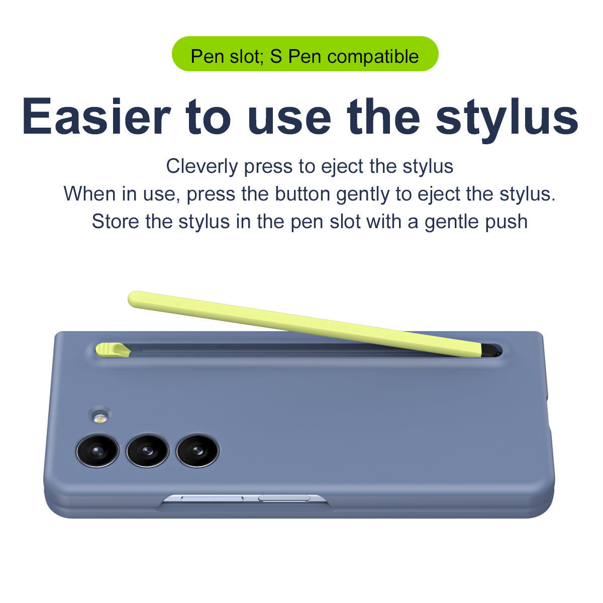 Sleek Scribe Guardian Protection with Pen Tray and Film for Z Fold Series