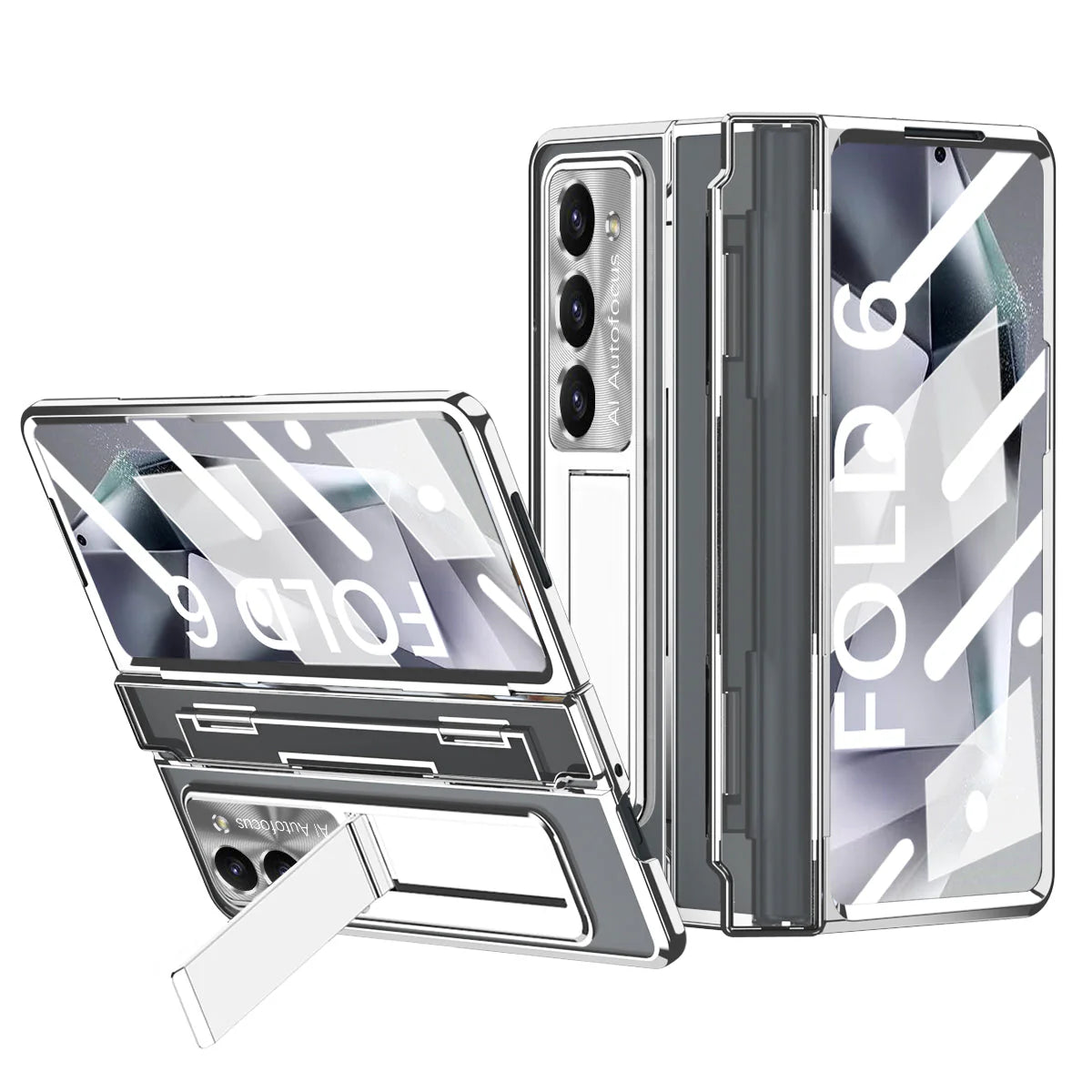 360° Armor Hinge Folding Transparent Case 2.0 - Z Fold 6