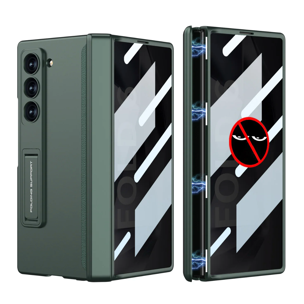 Slim 360° Protection Case Magnetic Hinge Anti-Peep for Z Fold 7, 6