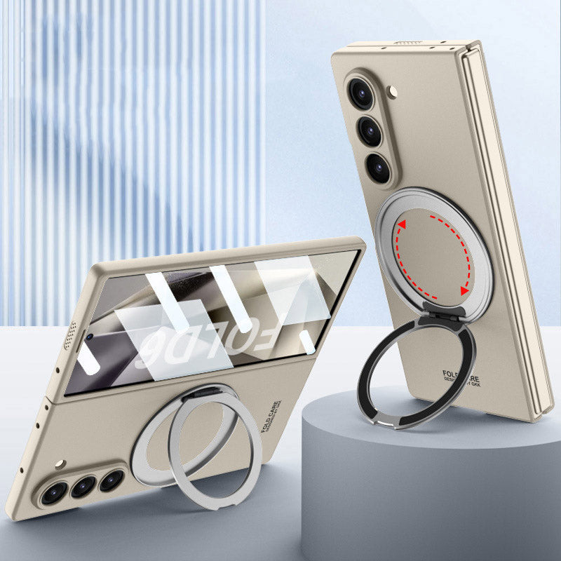 SlimFit MagSafe Pro Z Fold 7, 6 Ultra-Thin Rotating Stand Wireless Charging Case