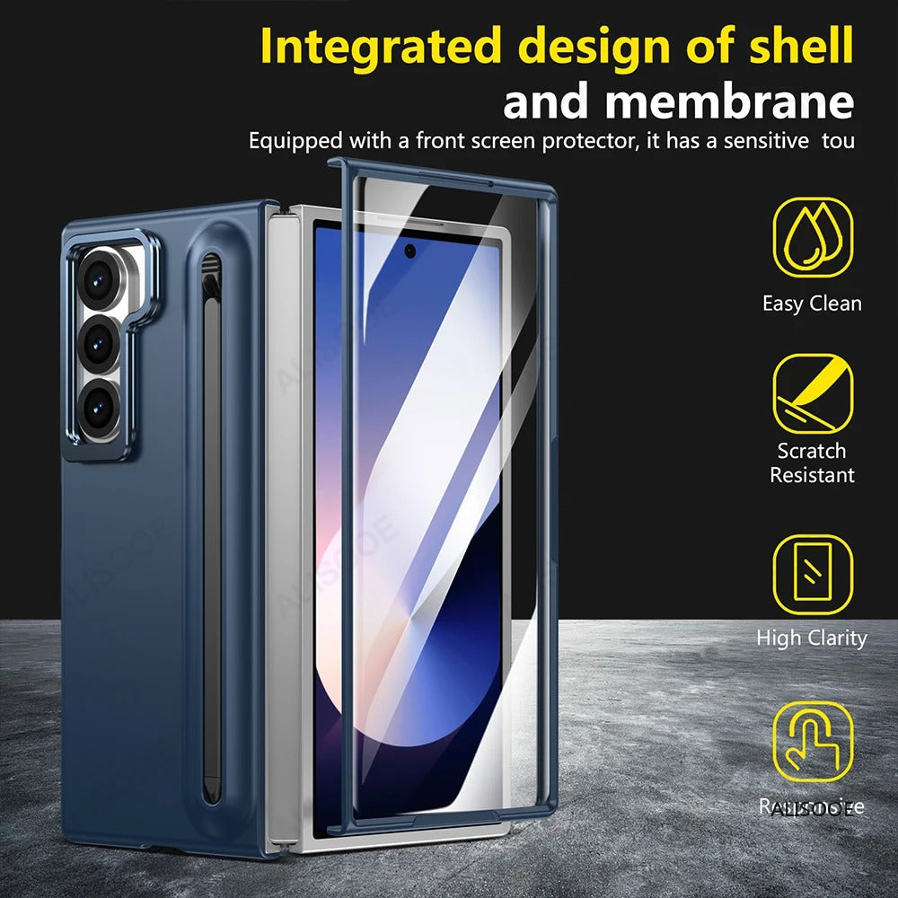 FortiPen Fold – Military Armor Case with Stylus Slot & Kickstand