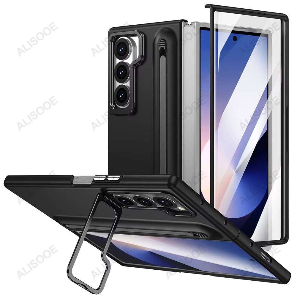 FortiPen Fold – Military Armor Case with Stylus Slot & Kickstand