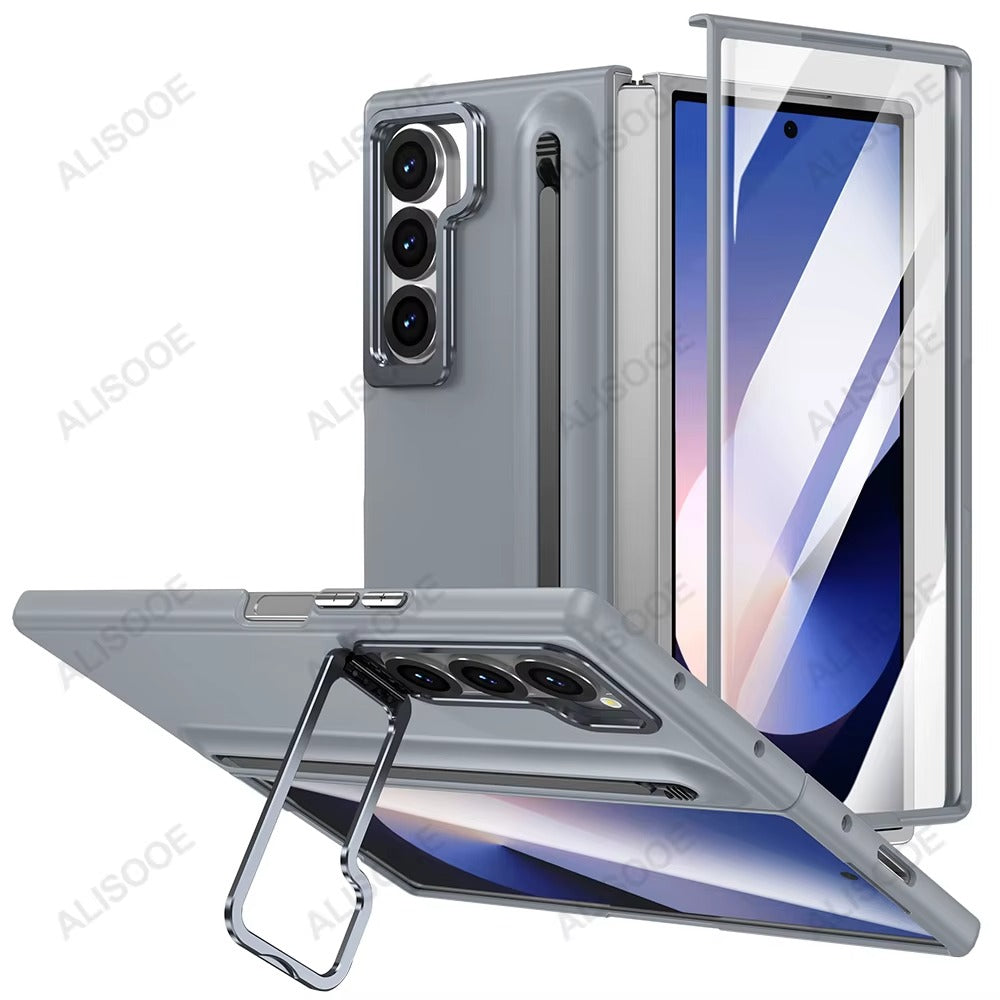 FortiPen Fold – Military Armor Case with Stylus Slot & Kickstand