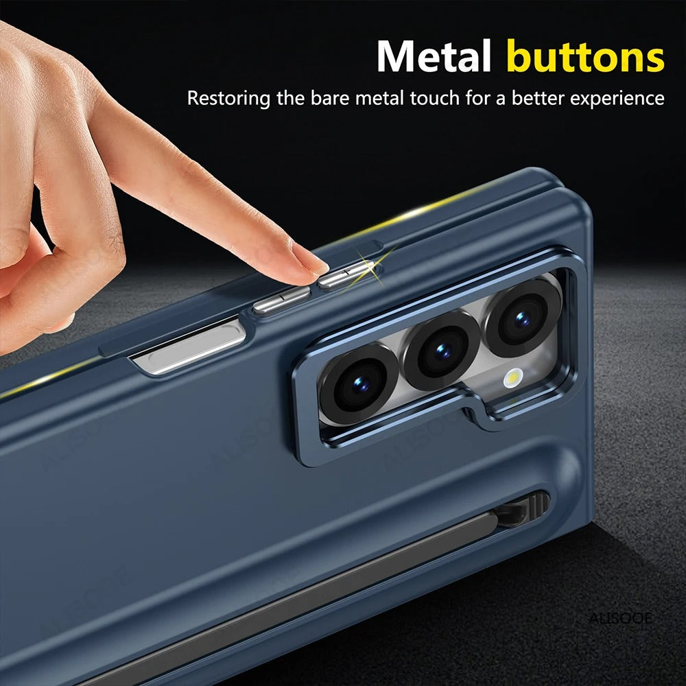 FortiPen Fold – Military Armor Case with Stylus Slot & Kickstand