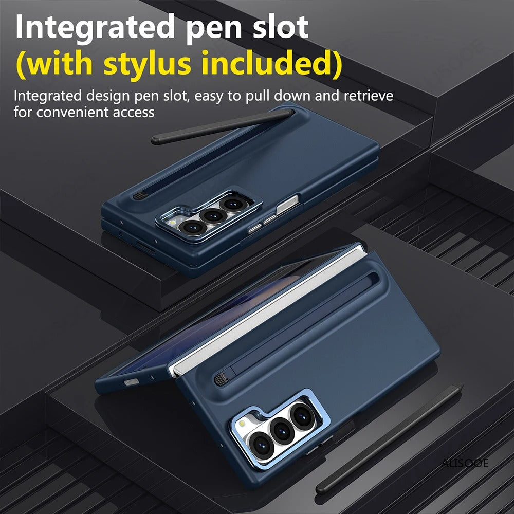 FortiPen Fold – Military Armor Case with Stylus Slot & Kickstand