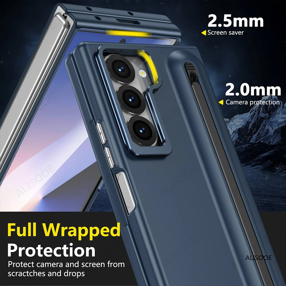 FortiPen Fold – Military Armor Case with Stylus Slot & Kickstand