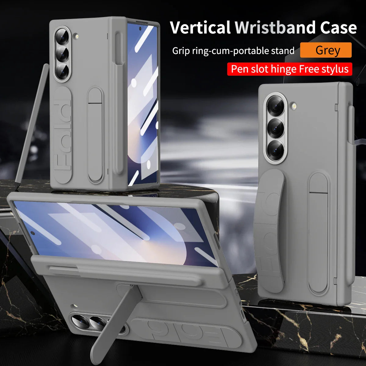 GripPen Fold – Wristband Case with Touch Pen & Glass Protection