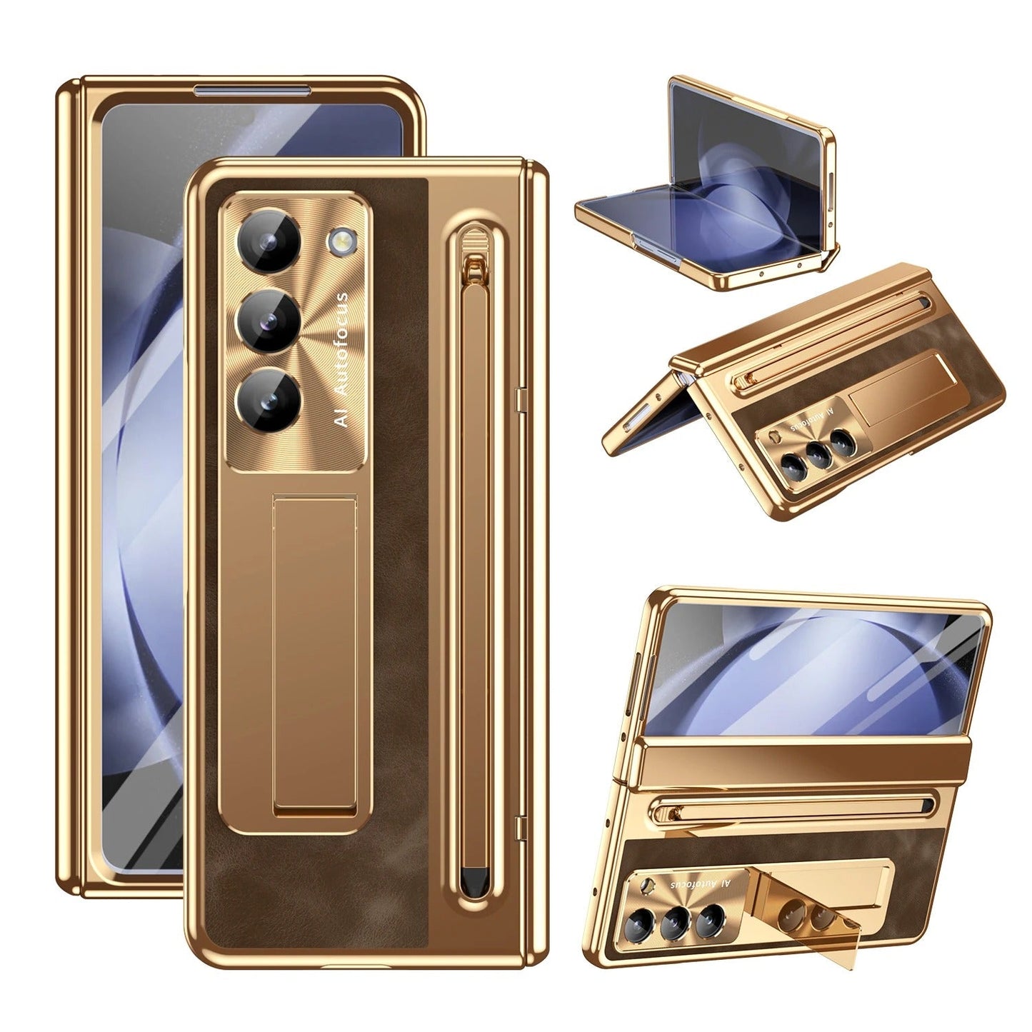 LumiEdge Fold – UV Glow Case with Pen Holder & Bracket