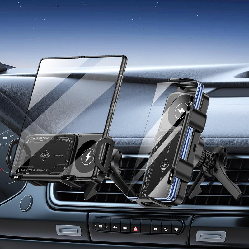 RoadCharge™ 15 W 360° Pivot Car Mount & Fast Wireless Charger