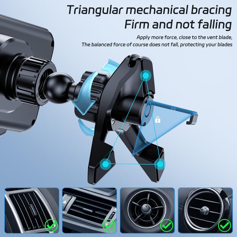 RoadCharge™ 15 W 360° Pivot Car Mount & Fast Wireless Charger